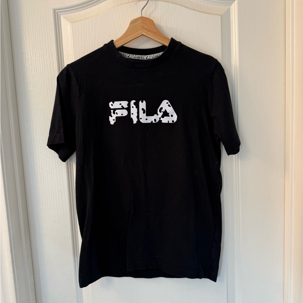 Fila Black Short Sleeve Tee, Disney limited edition